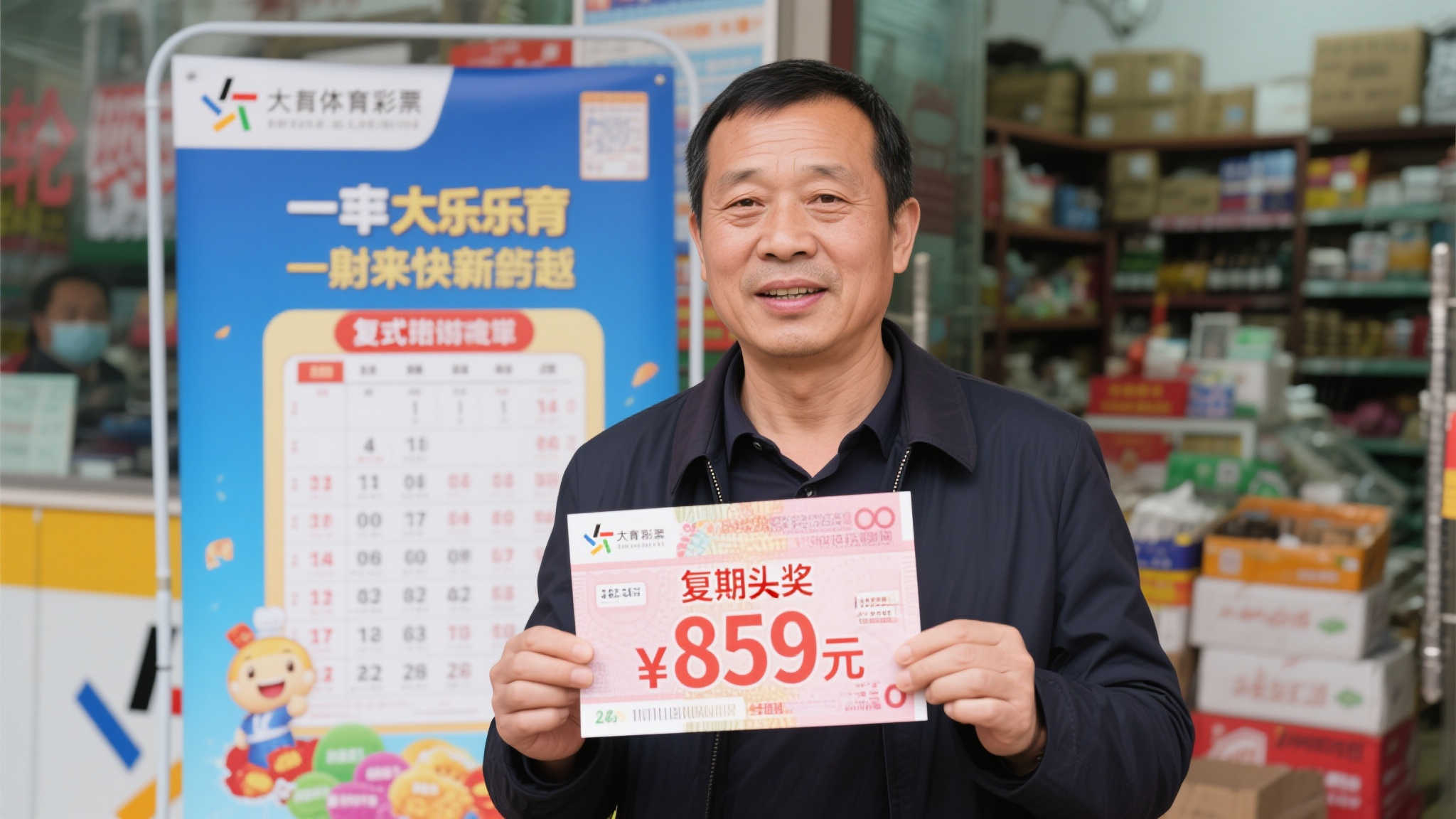 商人喜中大乐透859万,次日火速兑奖填补生意亏空 商人喜中大乐透859万,次日火速兑奖填补生意亏空