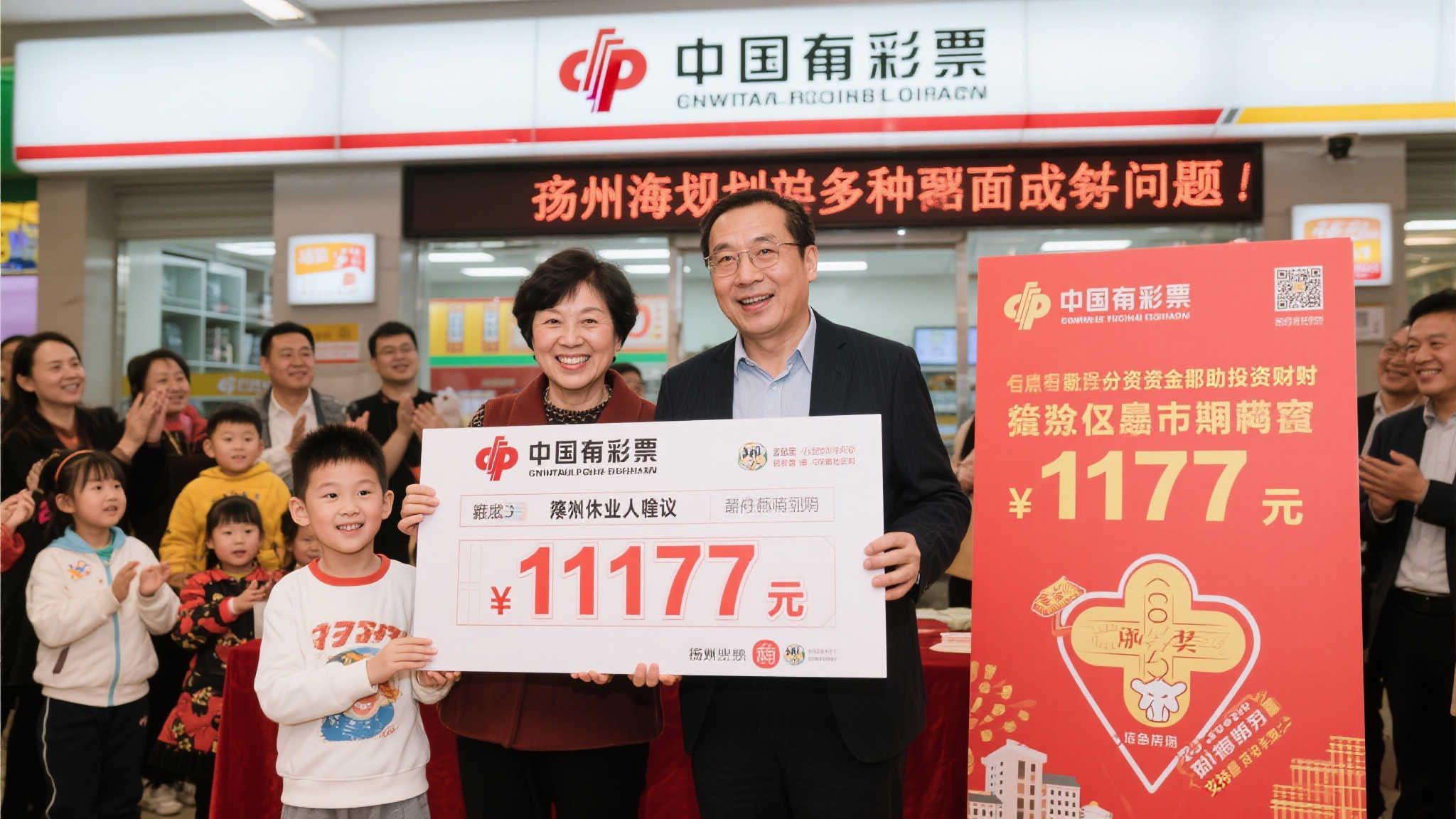 扬州女孩替父领取体彩1177万巨奖 扬州女孩替父领取体彩1177万巨奖