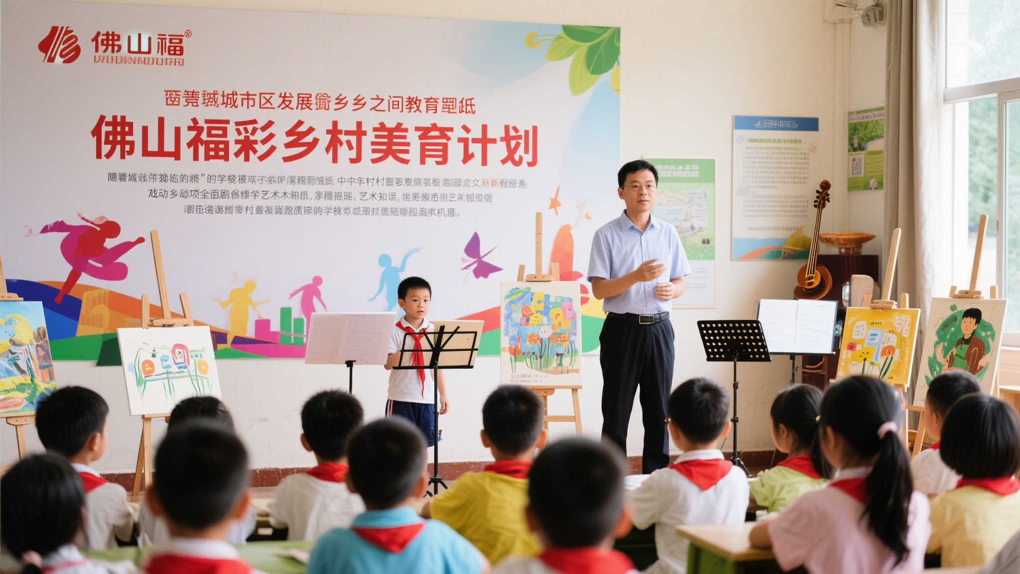 2023年佛山福彩农村美育项目正式揭幕 2023年佛山福彩农村美育项目正式揭幕
