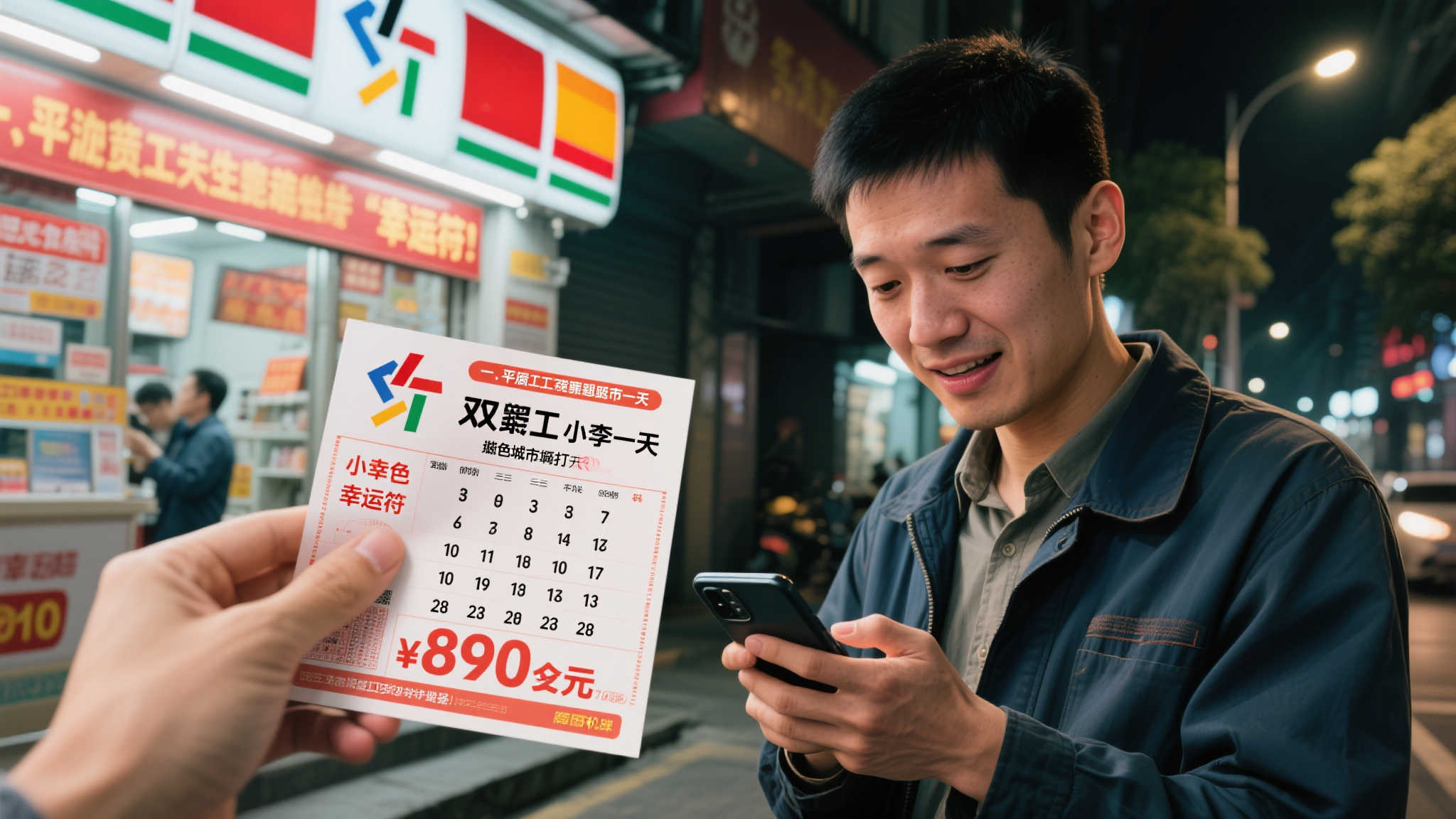 打工族机选双色球揽获890万 得知中奖整夜无眠