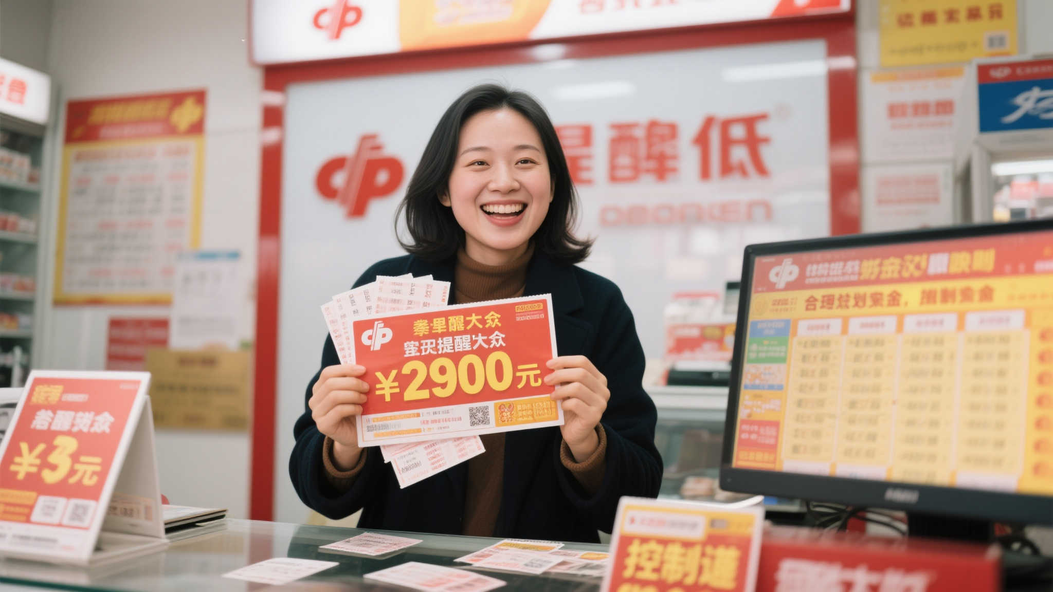 女彩民最后时刻投注 距停售仅剩5分钟揽获大乐透1870万