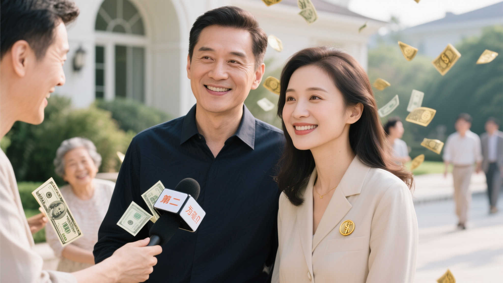 夫妇喜中2.62亿大奖现身领奖 坚持中奖不改初心