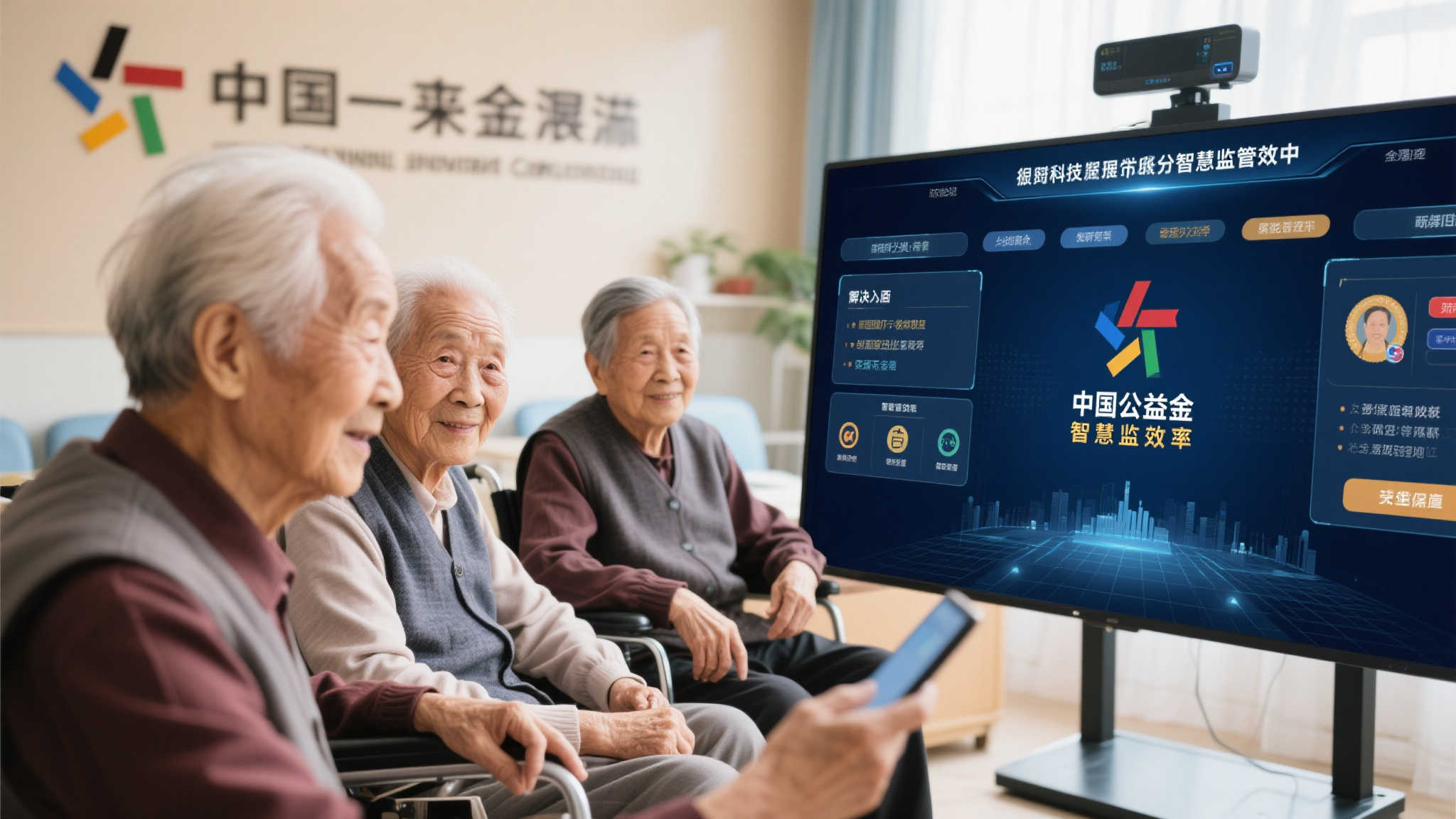 智慧监管赋能养老机构，福彩公益金暖心支持