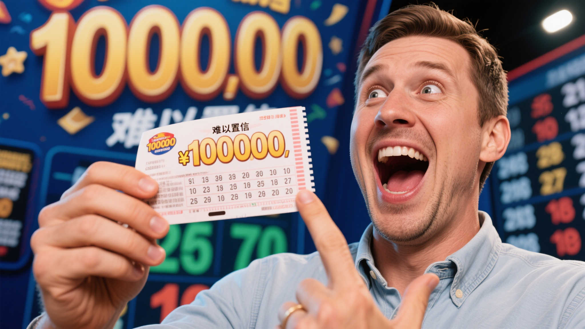 90后小伙10元机选喜中大乐透千万大奖，第一时间与爱人分享喜讯