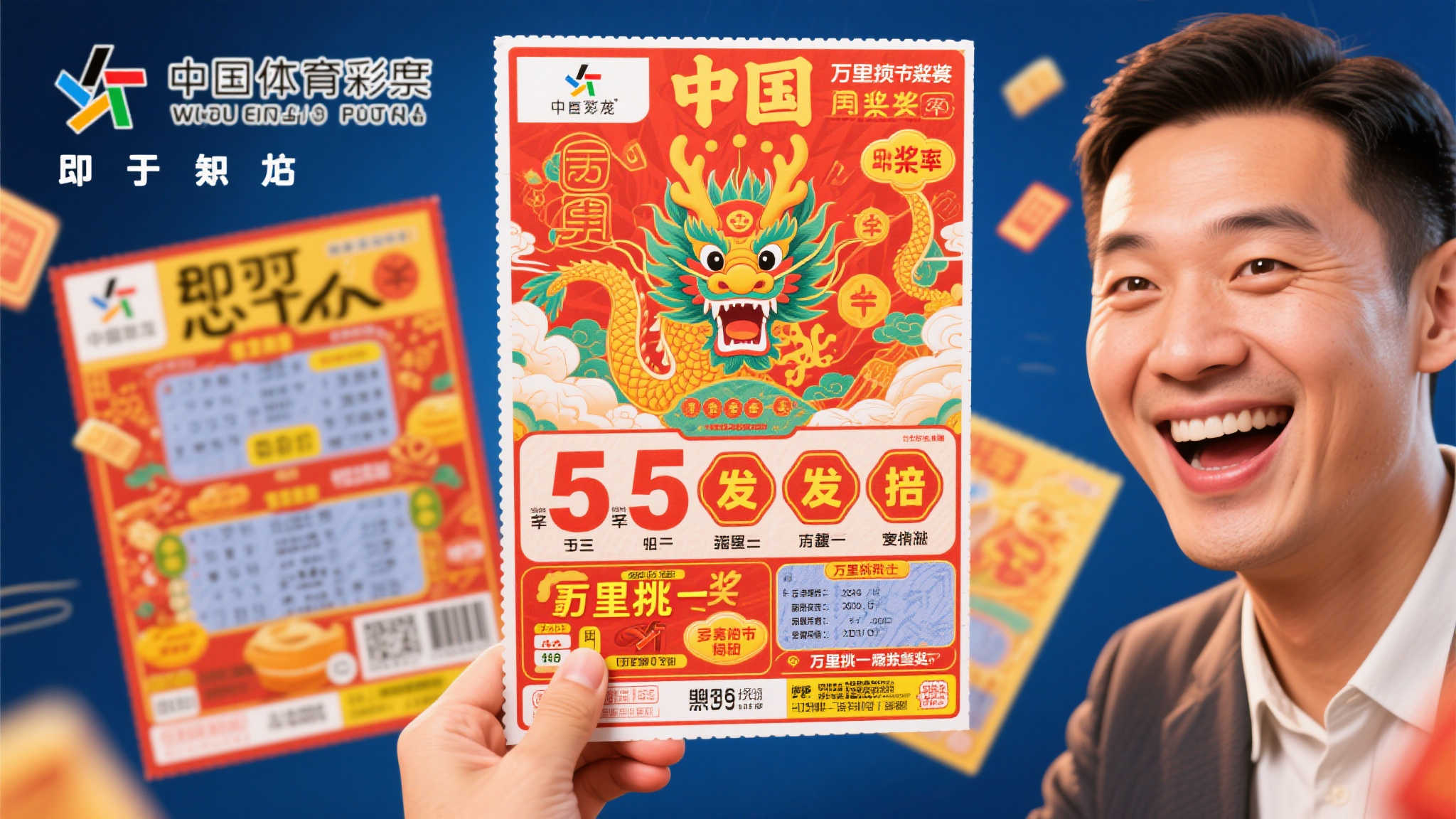 深圳彩民连刮5个翻倍号，喜中“中国龙”百万大奖