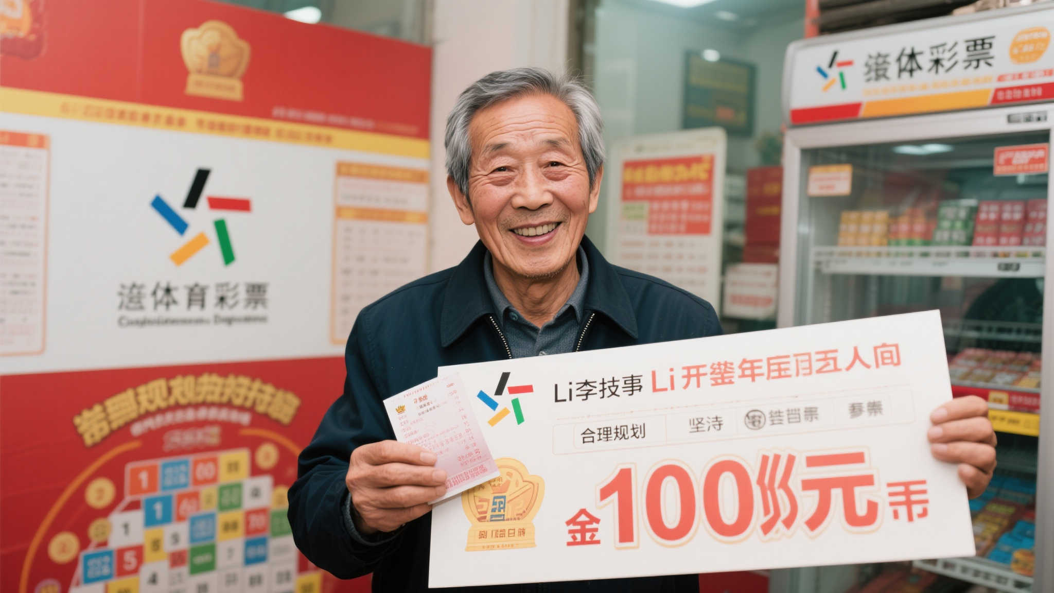 老彩民机选号码喜中体彩315万 曾多次小奖不断