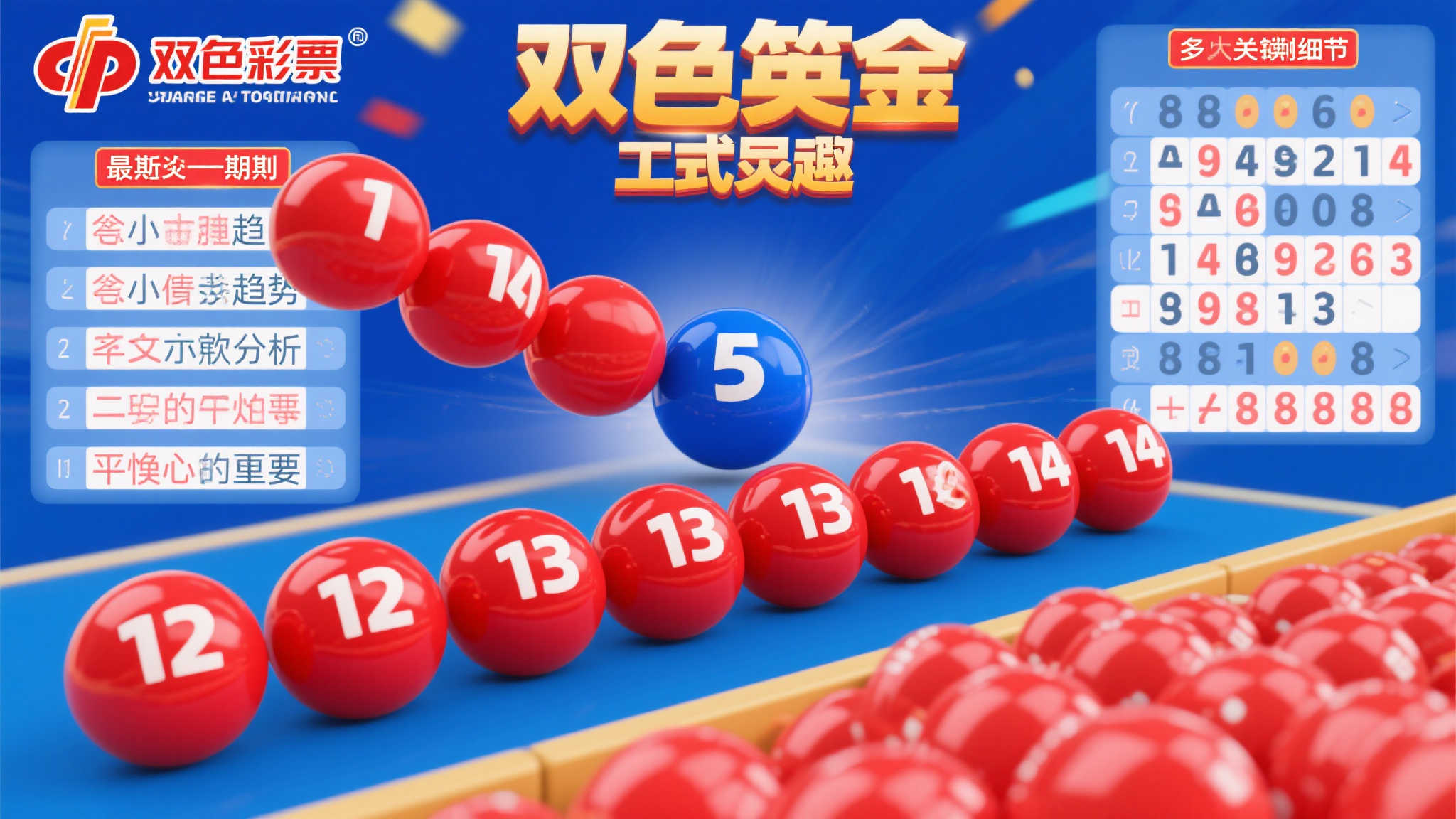 双色球2025-055期潜在中奖号码解析与五组随机选号推荐 双色球2025-055期潜在中奖号码解析与五组随机选号推荐