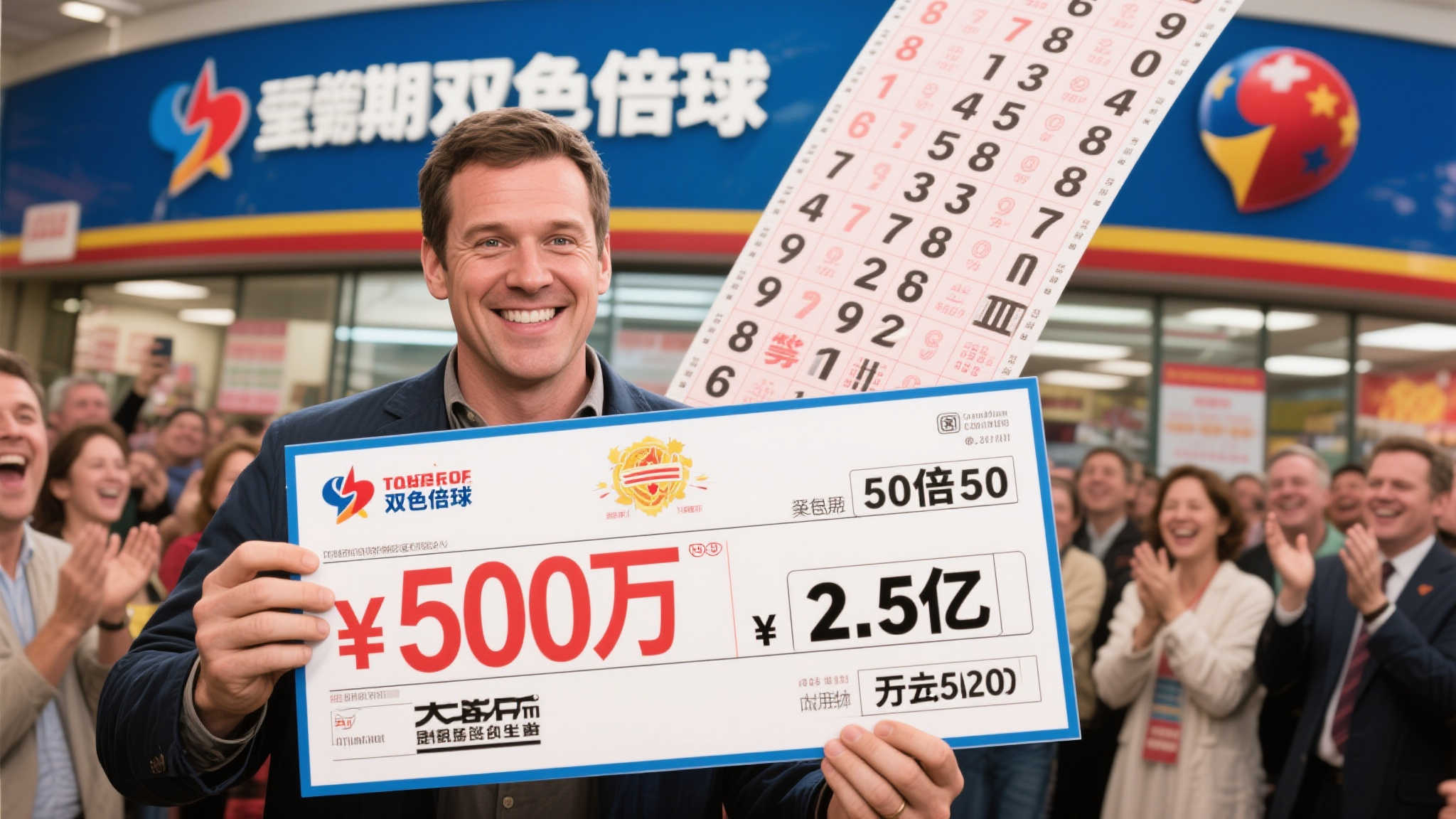 男子50倍投双色球未中2.5亿大奖 收获176万仍感满足
