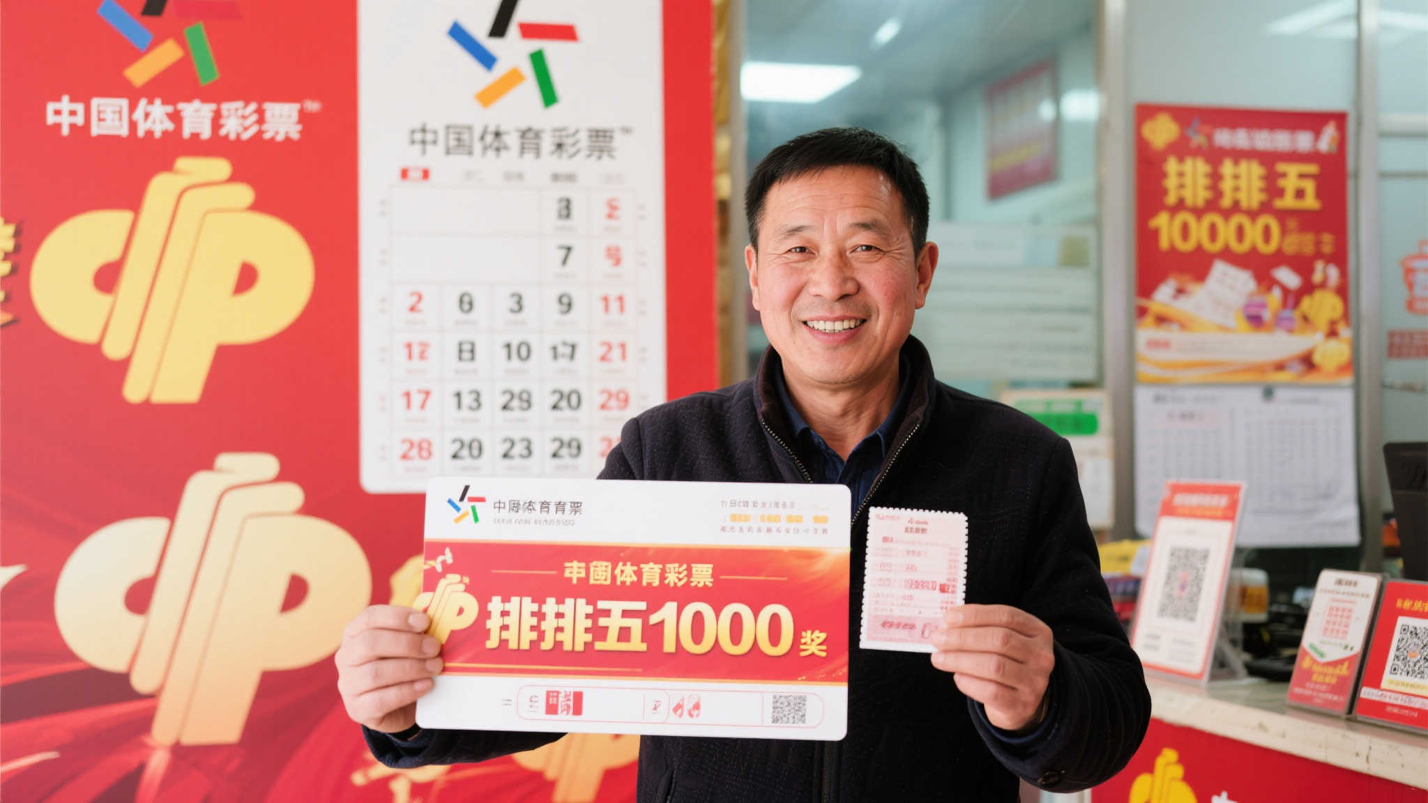 体彩忠实粉丝自选号码喜中排列五百万大奖，奖号越看越喜欢