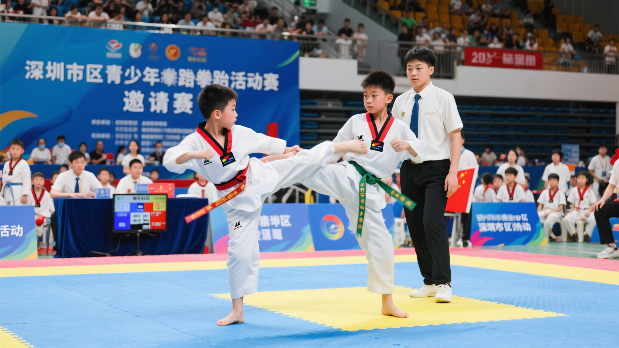 全力出击——中国体育彩票·2024深圳市青少年跆拳道邀请赛完美落幕