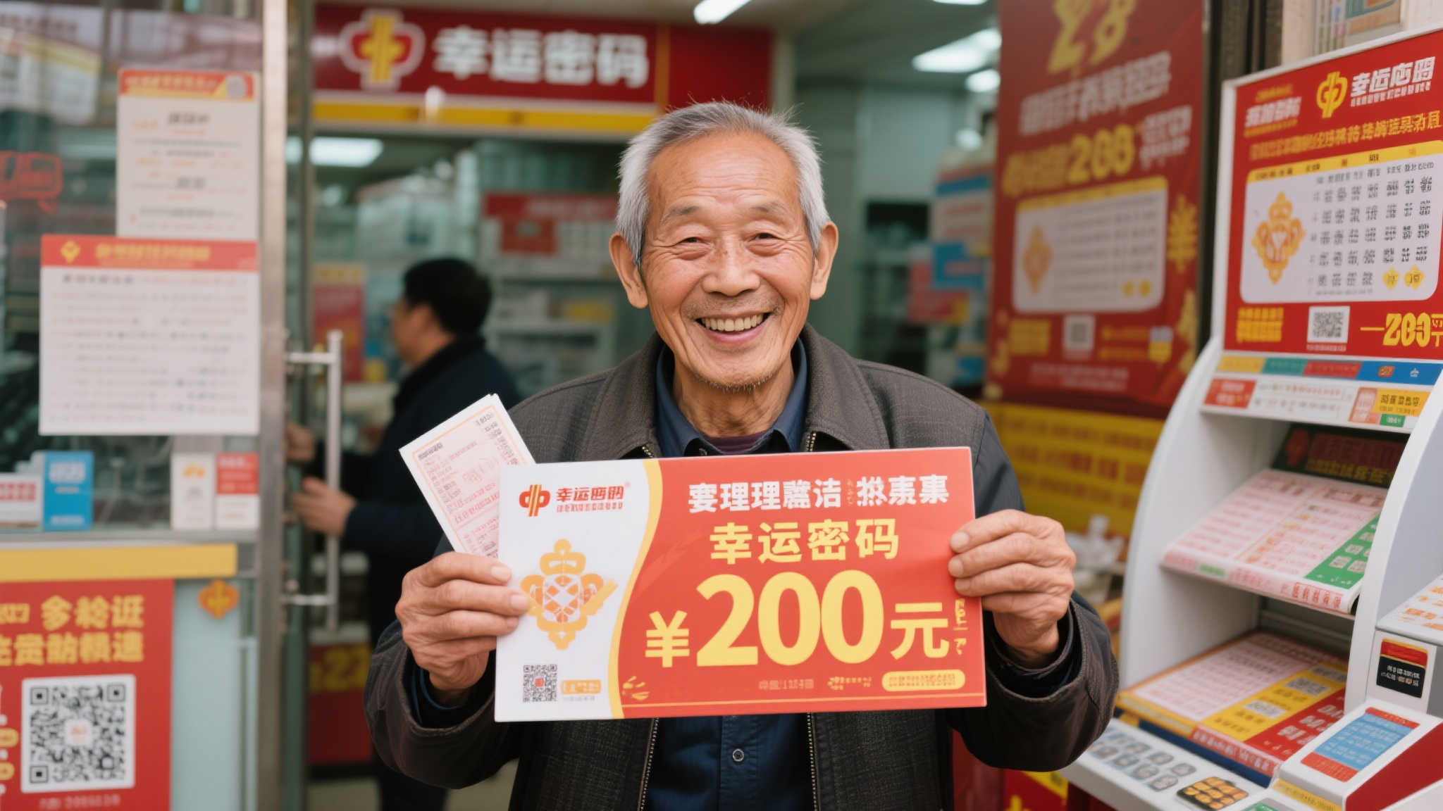 老彩民10元机选七星彩揽500万：笑称好运是摔出来的